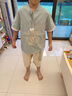 G.duck童裝漢服男童套裝夏季兒童唐裝周歲宴禮服男寶寶抓周衣服中國風(fēng) 綠色飛龍在天 90 建議1~2歲【 80-90】 曬單實(shí)拍圖