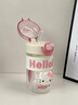 NEXT ROAD英國聯(lián)名HelloKitty水杯女生高顏值塑料杯子可愛(ài)卡通學(xué)生便攜水壺 粉色KT吸管杯500ML【抗摔耐磨 】 曬單實(shí)拍圖