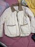 【京東直采】90絨輕薄羽絨服女短款小個(gè)子時(shí)尚休閑外套春節不打烊 米白 M 曬單實(shí)拍圖