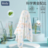 ilody 嬰兒四季蓋毯寶寶空調(diào)被兒童紗布竹棉四層蓋毯145cm*120cm 曬單實(shí)拍圖