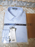 杉杉【DP免燙】長(cháng)袖襯衫男士藍色秋季商務(wù)休閑純棉襯衣 藍色小格 39  曬單實(shí)拍圖