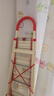 杜邦（DU PONT）梯子家用折疊鋁合金梯加厚人字梯登高梯爬步安全梯扶梯紅白6步 曬單實(shí)拍圖