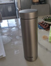 虎牌（TIGER）日本虎牌保溫杯男女士學(xué)生夢(mèng)重力超輕車(chē)載便攜不銹鋼水杯子MMZ MMZ-K035-XM霧鈦銀350ml 曬單實(shí)拍圖