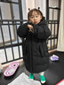 巴拉巴拉童裝兒童羽絨服女男童2025新款冬中長(cháng)款加厚保暖外套純色連帽衣服 曬單實(shí)拍圖