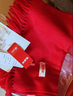 恒源祥100%羊絨圍巾女春秋季保暖圍脖時(shí)尚騏驥紅防寒披肩生日禮物禮盒裝 曬單實(shí)拍圖