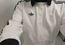 阿迪達斯（adidas）三葉草系列 男 3S PL 長(cháng)袖POLO KE3575 白色 S 曬單實(shí)拍圖
