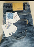 HLA海瀾之家牛仔褲男26亦心即為系列直筒有型褲子男春季 曬單實(shí)拍圖
