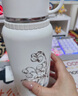 RICH YOUR HOME德國品質(zhì)316保溫杯女生款高顏值茶水分離大號保溫壺大容量水杯子 鈴蘭花600ML[智能顯溫/316不銹鋼 曬單實(shí)拍圖