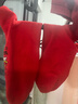 浪莎本命年騏驥紅襪子男10A抗菌純棉馬年結婚過(guò)年大紅色中筒全棉男襪 曬單實(shí)拍圖
