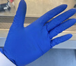 英科醫療 一次性丁腈防護手套 勞保工業(yè)清潔衛生 藍色L碼 100支裝 曬單實(shí)拍圖