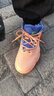 喬丹 大童籃球鞋男童中幫緩震運動(dòng)兒童鞋防滑童鞋 微光橘/冰月藍 38 曬單實(shí)拍圖