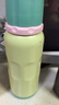 史努比保溫杯兒童316不銹鋼男女學(xué)生上學(xué)專(zhuān)用大容量耐摔便攜吸管水杯子 綠色【一杯三飲+316內膽】600ml 曬單實(shí)拍圖