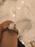 珍尚銀中國黃金鉆戒求婚戒指莫桑鉆戒指女款1一克拉莫桑石純銀戒指S925 曬單實(shí)拍圖