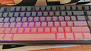 邁從（MCHOSE）G87 V2旋鈕無(wú)線(xiàn)機械鍵盤(pán)電競游戲客制化有線(xiàn)/藍牙三模87鍵配列g(shù)asket結構全鍵熱插拔筆記本辦公 G87 黑莓粉漸變側刻 熾焰軸 曬單實(shí)拍圖