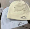 愛(ài)寶適嬰兒帽子純棉四季款0-6個(gè)月新生兒胎帽寶寶囟門(mén)帽2件裝 藍+黃S264 曬單實(shí)拍圖