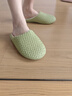 SUTINGHOUSE拖鞋居家室內靜音輕盈防滑防污防臭情侶男女踩屎感保暖日韓棉拖鞋 綠色（女） 36-37 曬單實(shí)拍圖