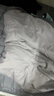 雅鹿·自由自在 A類(lèi)抗菌空調被春秋夏涼被子夏季單人薄被子150x200cm 淺灰 曬單實(shí)拍圖