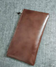 XIANHBAOPIJU進(jìn)口頭層牛皮錢(qián)包油蠟真皮便攜手機包大容量手包時(shí)尚簡(jiǎn)約手拿包郵 深棕色不是真皮是批U 曬單實(shí)拍圖