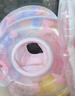心楠兒童游泳圈寶寶充氣浮圈男女童水上便攜游泳裝備防側翻親子圈 粉色星語(yǔ)游泳圈 曬單實(shí)拍圖