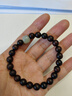 普陀山小葉紫檀手串天然老料和田玉珠手串男女款檀香木質(zhì)文玩串節日禮物 曬單實(shí)拍圖