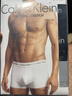 Calvin Klein CK 男士平角內褲套裝 3條裝 U2664G 送男友禮物 YKS字母黑灰 XL 曬單實(shí)拍圖