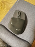 飛利浦（PHILIPS）MX Prime 4 有線(xiàn)無(wú)線(xiàn)鼠標 藍牙鼠標 雙模辦公鼠標 輕音人體工學(xué)鼠標蘋(píng)果MAC臺式筆記本通用 灰色 曬單實(shí)拍圖