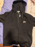 馬克華菲開(kāi)衫衛衣外套男生春秋330G重磅連帽基礎款拉鏈上衣服 黑 XL 曬單實(shí)拍圖