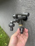 京好貨【德國精工】戶(hù)外龍頭花園室外防凍防曬防爆一進(jìn)二出洗衣機水龍頭 二進(jìn)一出戶(hù)外水龍頭【4\6分通用】 曬單實(shí)拍圖