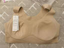 婷美初中生少女運動(dòng)內衣防震背心青春發(fā)育期大童高中女學(xué)生文胸 膚XL 曬單實(shí)拍圖