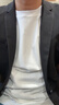 京東京造100支t恤男士高端打底衫內搭春季新款上衣服男裝長(cháng)袖暖晝白 曬單實(shí)拍圖