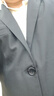 羅蒙男士西服套裝商務(wù)職業(yè)正裝小西裝結婚新郎上班春秋季修身外套 黑色（單件西服） 4XL 曬單實(shí)拍圖