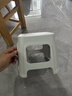 貝殼凳塑料凳子板凳小凳子小板凳凳子家用結實(shí)耐用膠凳洗澡換鞋凳 兒童小凳子【灰色】 1個(gè)裝 曬單實(shí)拍圖