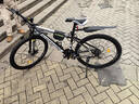 金武端自行車(chē)成人山地車(chē)公路賽車(chē)單車(chē)騎行變速超輕越野中學(xué)生初中青少年 頂配版-輻條輪-黑白色 26寸21速 曬單實(shí)拍圖