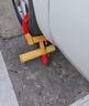 趣行汽車(chē)輪胎鎖 牛角車(chē)輪鎖違停鎖車(chē)器防盜車(chē)位鎖9孔調節梅花鎖芯 曬單實(shí)拍圖