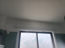 未來(lái)式鋁合金窗簾軌道雙軌靜音頂裝掛鉤式伸縮滑輪滑軌滑道窗簾盒窗簾桿 單軌側裝（順豐當天發(fā)貨） 【1.3-2.4米寬度適用】可伸縮 曬單實(shí)拍圖
