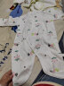 贝瑞加（Babyprints）婴儿连体衣宝宝满月服新生儿衣服四季纯棉哈衣蝴蝶衣 小花蚂蚁59 实拍图