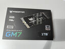 宏碁掠奪者（PREDATOR）1TB SSD固態(tài)硬盤(pán) M.2接口(NVMe協(xié)議) GM7系列｜NVMe PCIe 4.0讀速7200MB/s  AI電腦存儲配件 曬單實(shí)拍圖