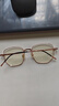 VGO防藍光眼鏡防輻射眼鏡男女藍光阻隔率＞90%超輕β鈦平光玫瑰金 曬單實(shí)拍圖