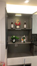 DEZZYS德國品牌餐邊柜高柜靠墻現代簡(jiǎn)約輕奢收納柜廚房酒柜餐廳儲物柜 D款：120*40*220(送貨入戶(hù)安裝） 曬單實(shí)拍圖