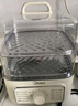 美的（Midea）電蒸鍋電煮鍋電火鍋多功能鍋家用電炒鍋蒸蛋器蒸包子鍋電熱鍋10.8升三層大容量多用途鍋ZGE2323Z02 曬單實(shí)拍圖
