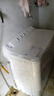 海爾（Haier）13公斤/15公斤半自動(dòng)洗衣機雙桶雙缸家用大容量強勁水流洗洗脫水分離甩干以舊換新波輪老式洗衣機 13公斤贈10年電機延?？?雙缸 小神泡凈洗+一級能效 曬單實(shí)拍圖