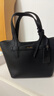 他她（TATA）氣質(zhì)通勤手提包女包包菜籃子包水桶包秋新款X3385CX4 黑色 F 曬單實(shí)拍圖