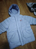 全棉時(shí)代兒童男女童秋冬棉服外套大衣保暖童裝棉衣嬰兒少年易去污款 【易去污款】灰冰藍(女童) 130 曬單實(shí)拍圖