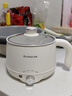 志高電煮鍋宿舍學(xué)生鍋多功能小電鍋家用泡面鍋迷你小型煮面鍋單人用小鍋一體電熱火鍋 2L +PP蒸籠【陶瓷釉?xún)饶憽?.5米電線(xiàn)+防水扣 曬單實(shí)拍圖