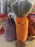 Jellycat趣味胡蘿卜毛絨公仔玩具娃娃玩偶安撫女生兒童生日禮物春夏新品 趣味胡蘿卜 曬單實(shí)拍圖