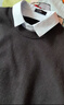 杉杉（FIRS）【假兩件加厚】針織衫男士毛衣秋冬保暖商務(wù)秋冬打底衫 曬單實(shí)拍圖