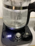 膳魔師（THERMOS）養生壺女一壺多用辦公男玻璃燒水壺1.8L家用煮水果茶花茶熬藥煮粥多功能耐高溫電熱水壺EHA-1316E 灰色 1.8L 曬單實(shí)拍圖