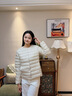波司登（BOSIDENG）26春秋簡(jiǎn)約排骨條羽絨服女居家外穿便攜領(lǐng)型可調B260135004B 【店長(cháng)推薦】秘釉色 M 165/92B 體重約110-120斤 曬單實(shí)拍圖