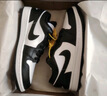 耐克NIKE休閑鞋男女熊貓AJ 1喬丹JORDAN 1運動(dòng)鞋DC0774-101黑白39 曬單實(shí)拍圖