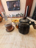 KDISV德國品牌蒸煮一體茶壺玻璃泡茶壺茶水分離大容量加厚耐高溫泡茶器 煙灰觀(guān)茗壺  800ml 曬單實(shí)拍圖